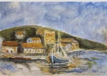 Πίνακας Αλεξάνδρας Βλάχου, Γάϊος, Παξοί, 1960