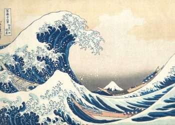 “Under the Wave off Kanagawa” του Katsushika Hokusai
  Ξυλογραφία Ukiyo-e, 1831